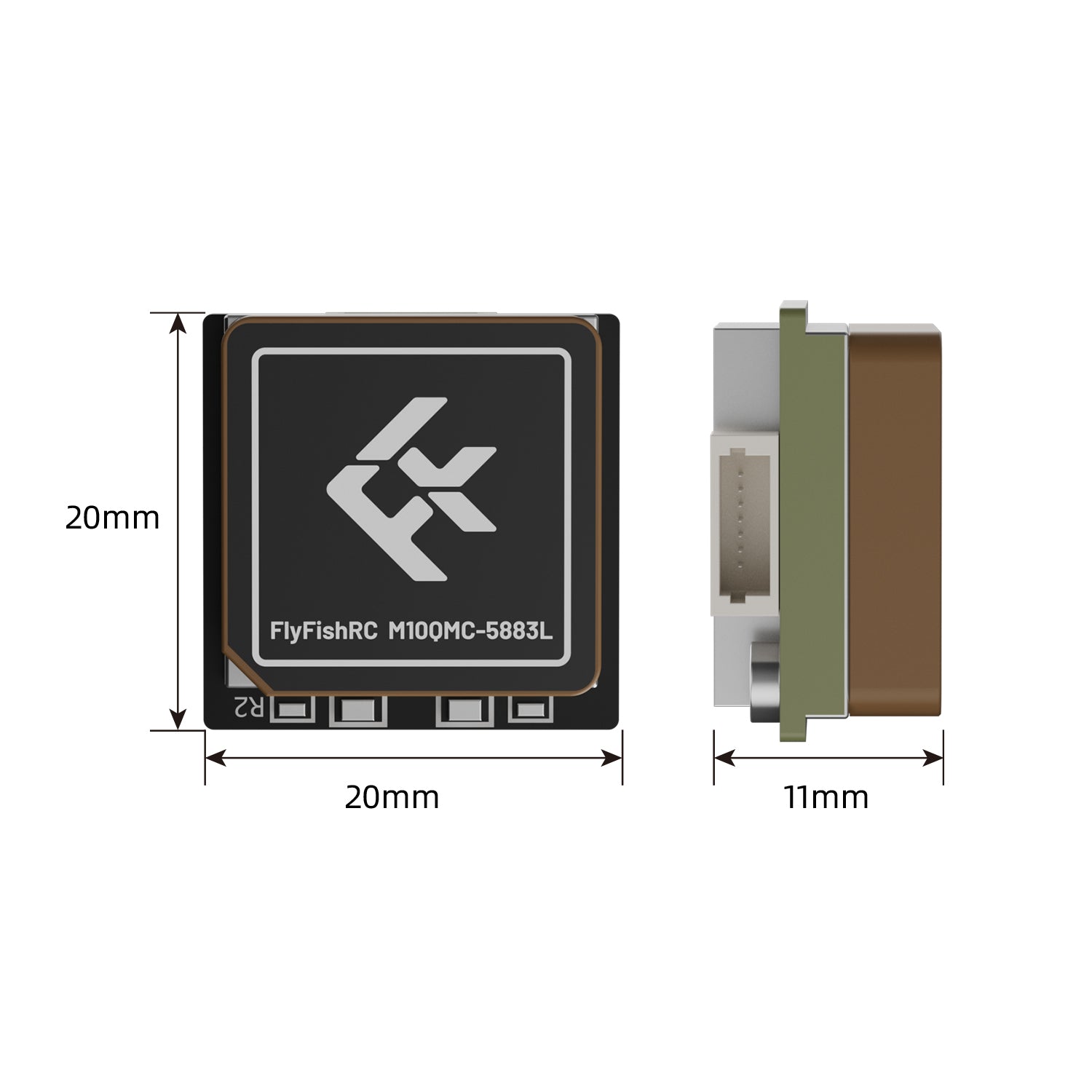 FlyFishRC M10QMC-5883L GPS Module