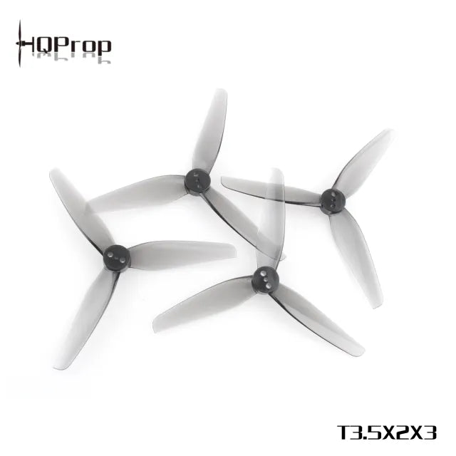 HQProp T3.5X2X3 Grey (2CW+2CCW)-Poly Carbonate