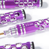 Hex Screw Driver Aluminum Alloy Hollow Tools Kit