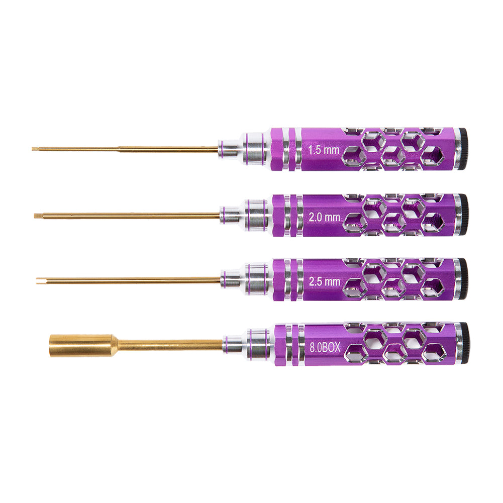 Hex Screw Driver Aluminum Alloy Hollow Tools Kit