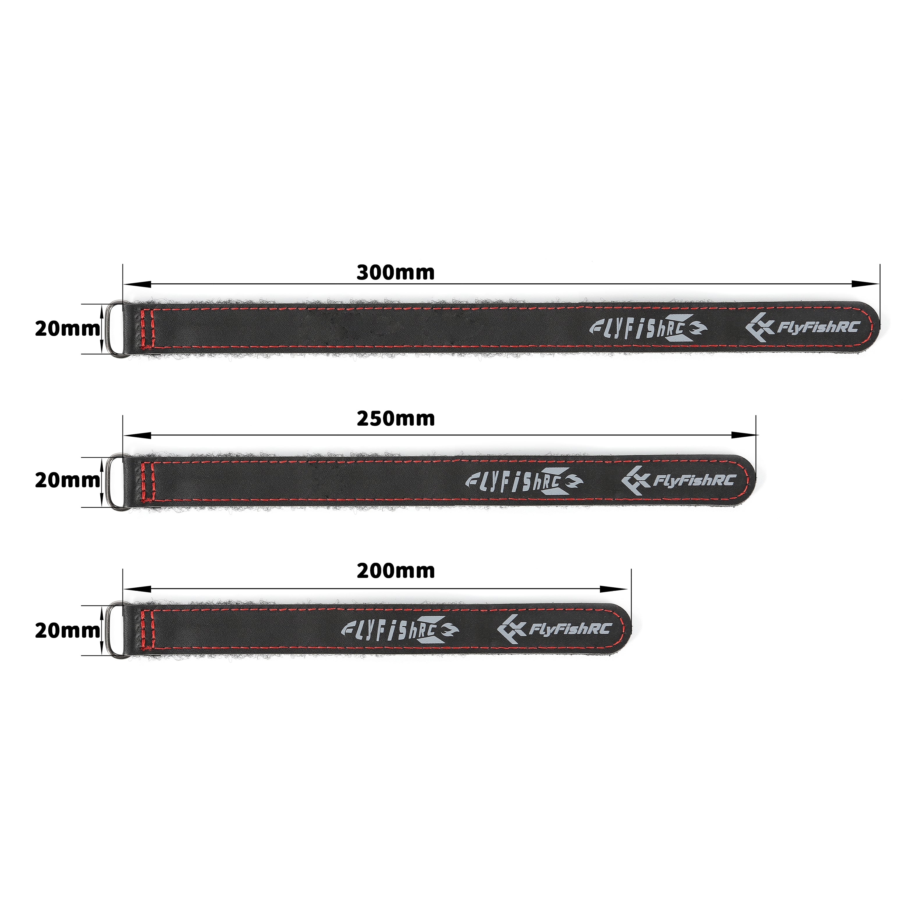 FlyFishRC 20mm Lipo Battery Strap - 5Pcs