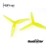 HQProp R38 HeadsUp Racing 5.1x3.8x3 Propeller (Set of 4 - Yellow)